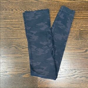 SPANX Black Camouflage Leggings